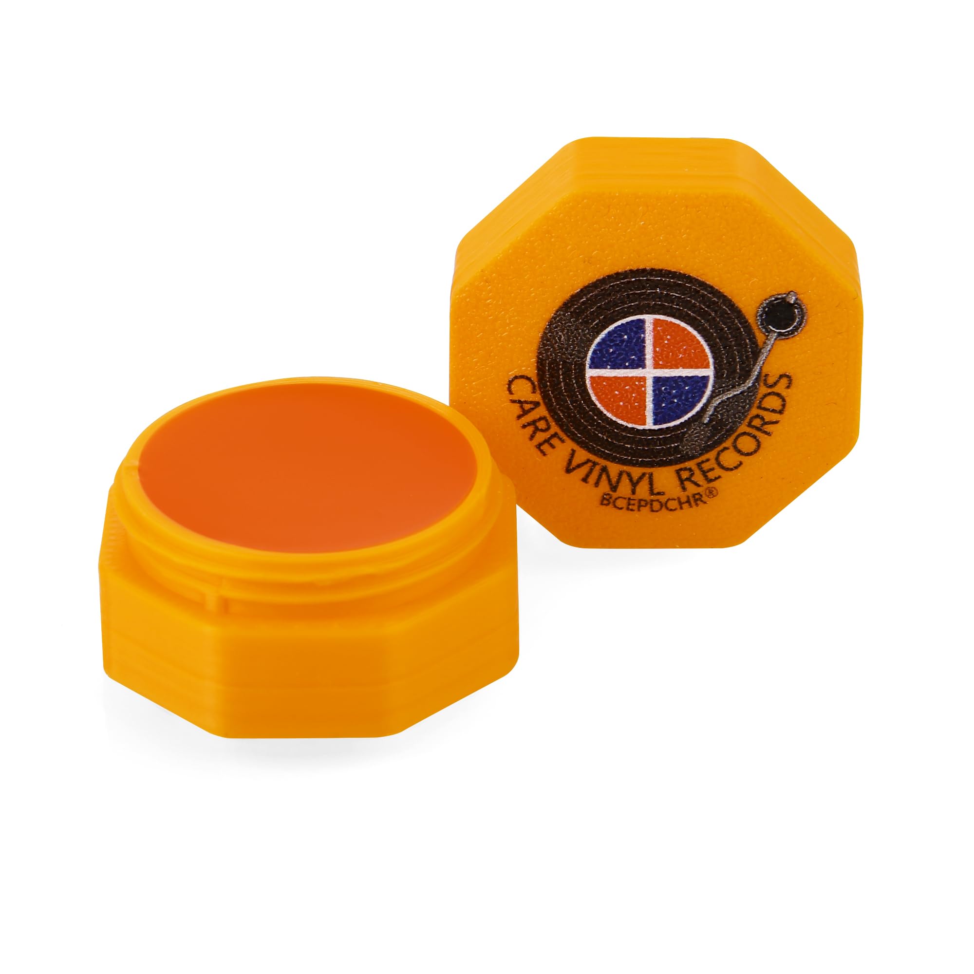 Turntable Stylus Cleaner, Phonograph Needle Cleaner Gel Pencil Cleaner Anti Static Recorder Stylus Cleaner,Stylus Dust Buster,Orange.