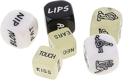 Amazon.com: 6 pcs divertido acrílico dados amor dados dados sexuales amor erótico de dados juego juguete regalo de pareja para juego familiar Club suministro parejas relación: Health \u0026 Personal Care