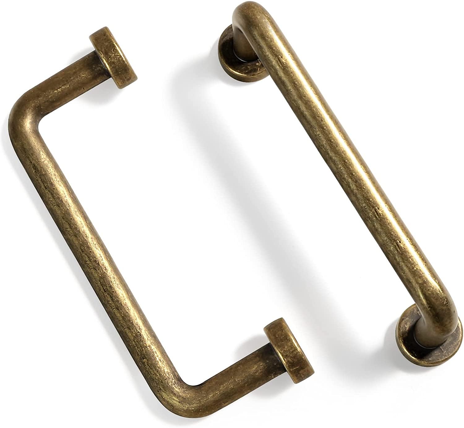 SYZOW Vintage Drawer Pulls,6 Pack 96mm Kitchen Cabinet Handles Antique Brass Cabinet Pulls Kitchen Cabinet Hardware Drawer Pulls for Dresser Cupboard Wardrobe — image 1