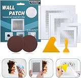 Tahikem Wall Repair Patch Kit 4x4 6x6 8x8 Self Adhesive Aluminum Mesh