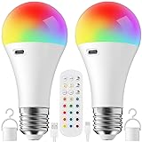 Onite Rechargeable LED Light Bulb with Remote - 15