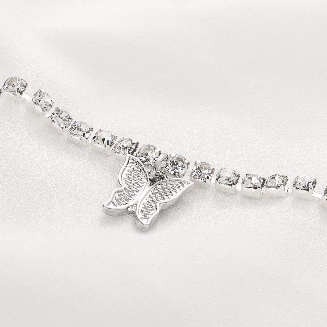 Gold Victray Crystal Waist Chains Butterfly Belly Body Chain Fashion