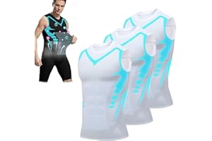 LOOPYAURA Maynox Vitaboost Compression Shirt, 2024 New Version Ionic Shaping Sleeveless Vest for Men Build Perfect Body