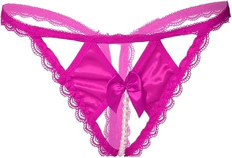 Damen Micro G-String Perlenstring Massage Perlen Tanga Slips - Foto 3