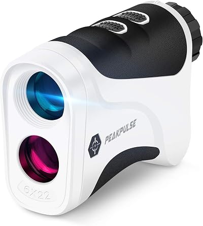 PeakPulse 6s Golf Rangefinder 600 Yards 6X Pin Lock Vibration Meter