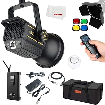 Buy Godox Vl150 150w Led Lights 5600k Day Light Cri 96 Tlci 95 With Bd 04 For Newborn Photography Still Life Photography Portrait Studio Lighting Interview Lighting Video Filming Online At Low Price