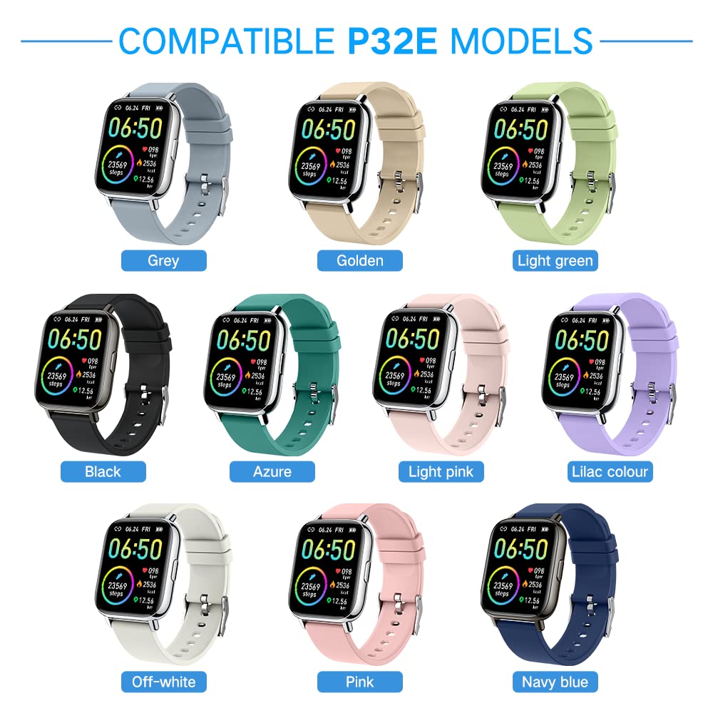 Portable Magnetic Smart Watch Charger USB Charging Cable Cord Replacement for P32E Smartwatch only, Magnetic Suction USB Charging Cable for P32E Smartwatch