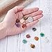 FASHEWELRY 20Pcs Heart Shaped Stone Pendants 15 Styles Healing Crystal Chakra Gemstone Rock Necklace Charms for Jewelry Making Hole: 2x5mm