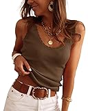 Tankaneo Womens V Neck Tank Tops 2025 Sleeveless