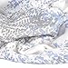 aden + anais silky soft stroller blanket; metallic blue moon birch