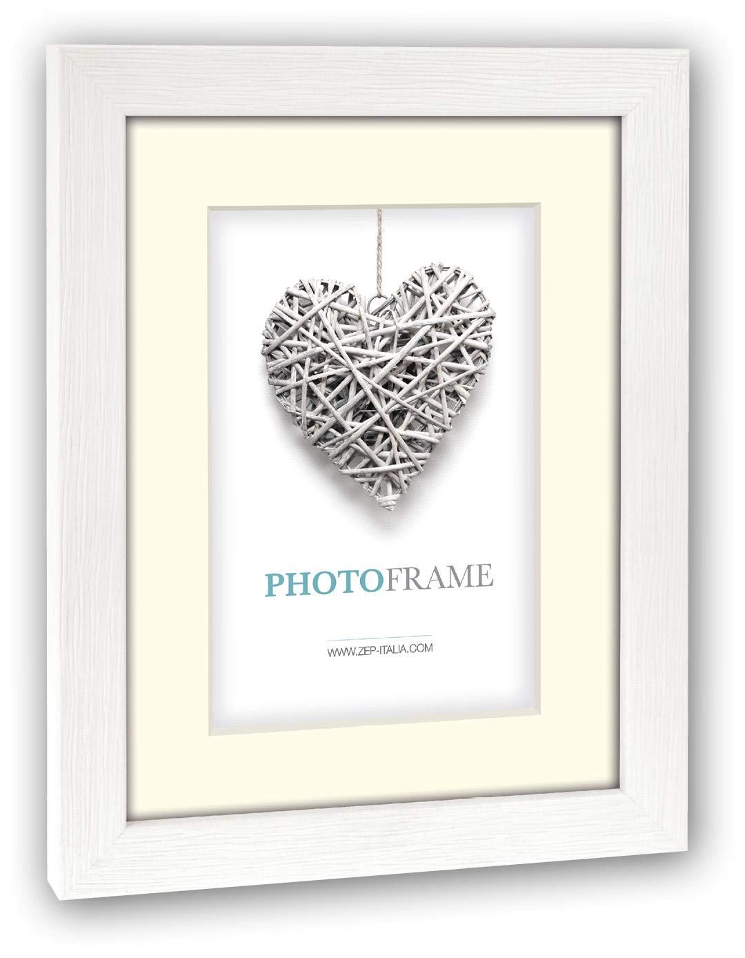 Zep Regent wooden photo frame, 10 x 15 cm, white