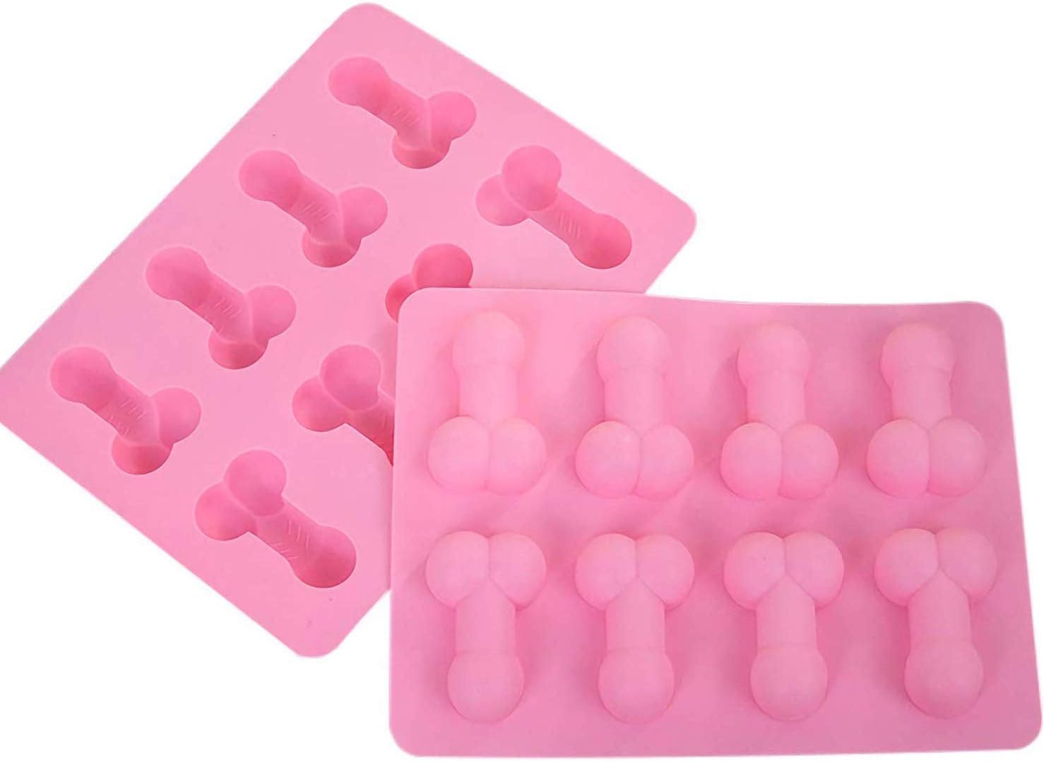 Anck 2 pack Molds Silicone Chocolate Molds Mold for pudding and ice cubes Chocolate Molds Candy Jelly Mold Silicone Mould Tray for Whiskey Cocktails Party Mold for pudding and ice cubes