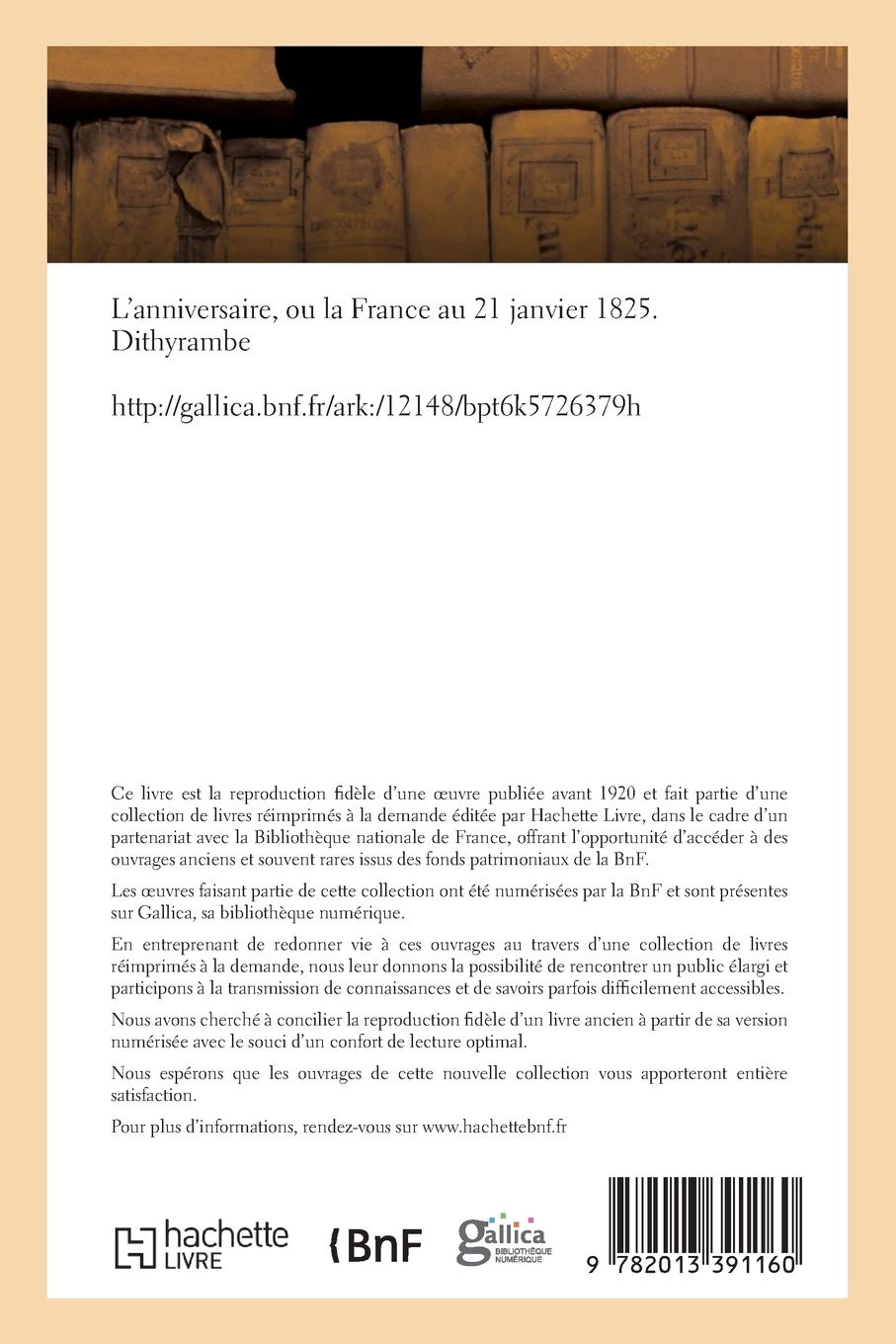 L Anniversaire Ou La France Au 21 Janvier 15 Dithyrambe Ed 15 Litterature French Edition Sans Auteur Amazon Com Books