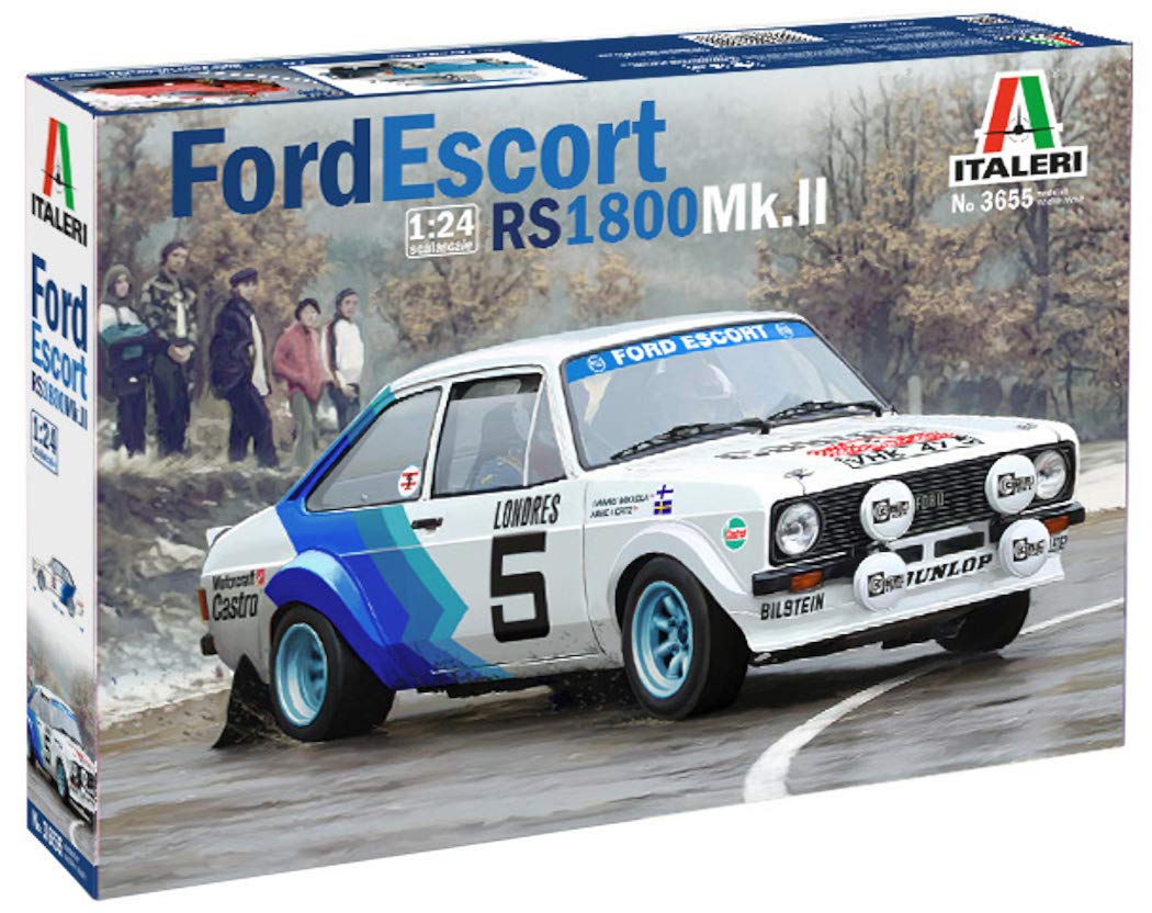 Italeri 3655 Ford Escort RS1800 Mk.II, Scale 1:24, Plastic Model Kit