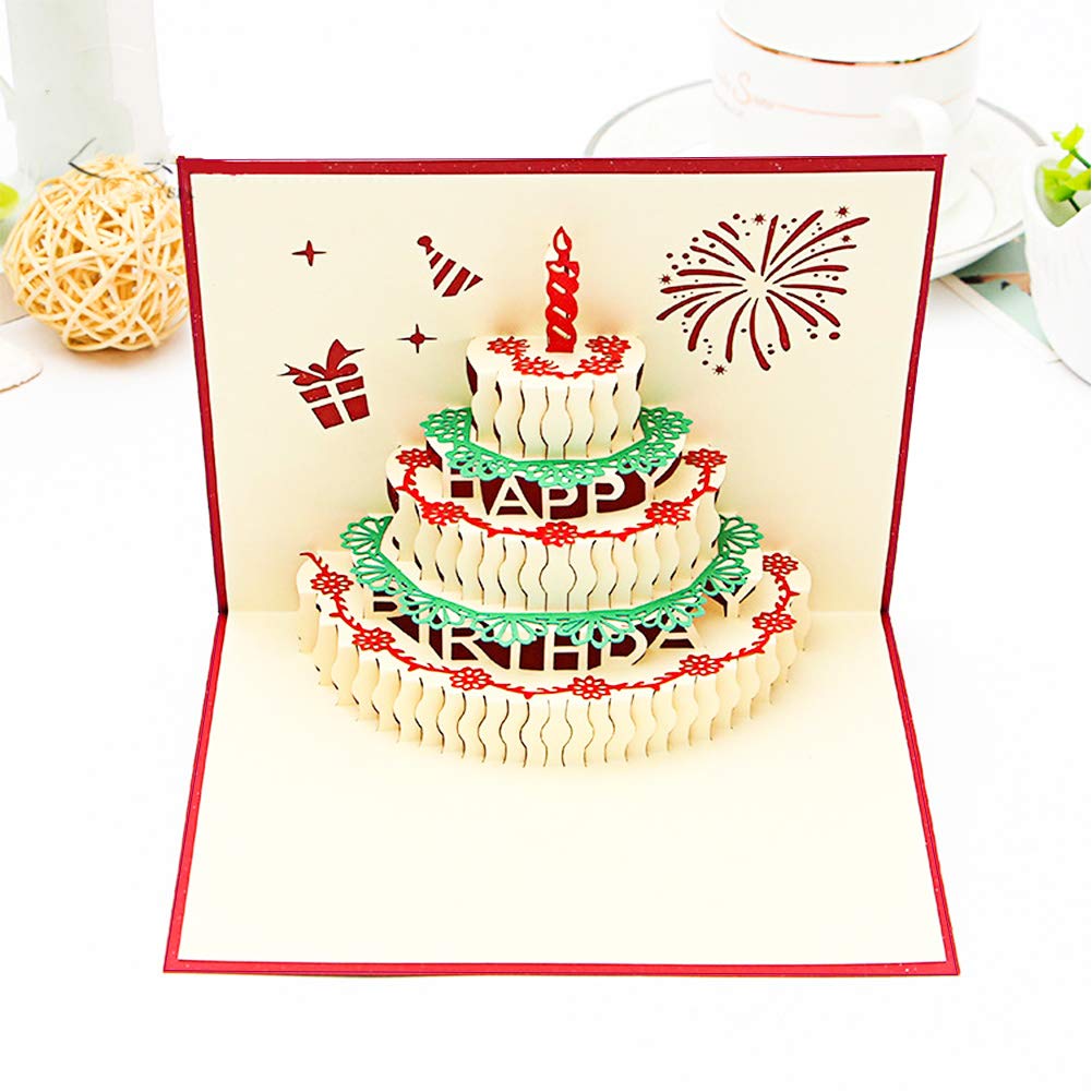 Biglietti D Auguri Con Torta Di Benedizione Realizzato A Mano Traforato Festival Affari Biglietto Di Auguri 3d Di Buon Compleanno Stereo Biglietto Di Auguri Per Bambini E Moglie Cancelleria E Prodotti Per Ufficio