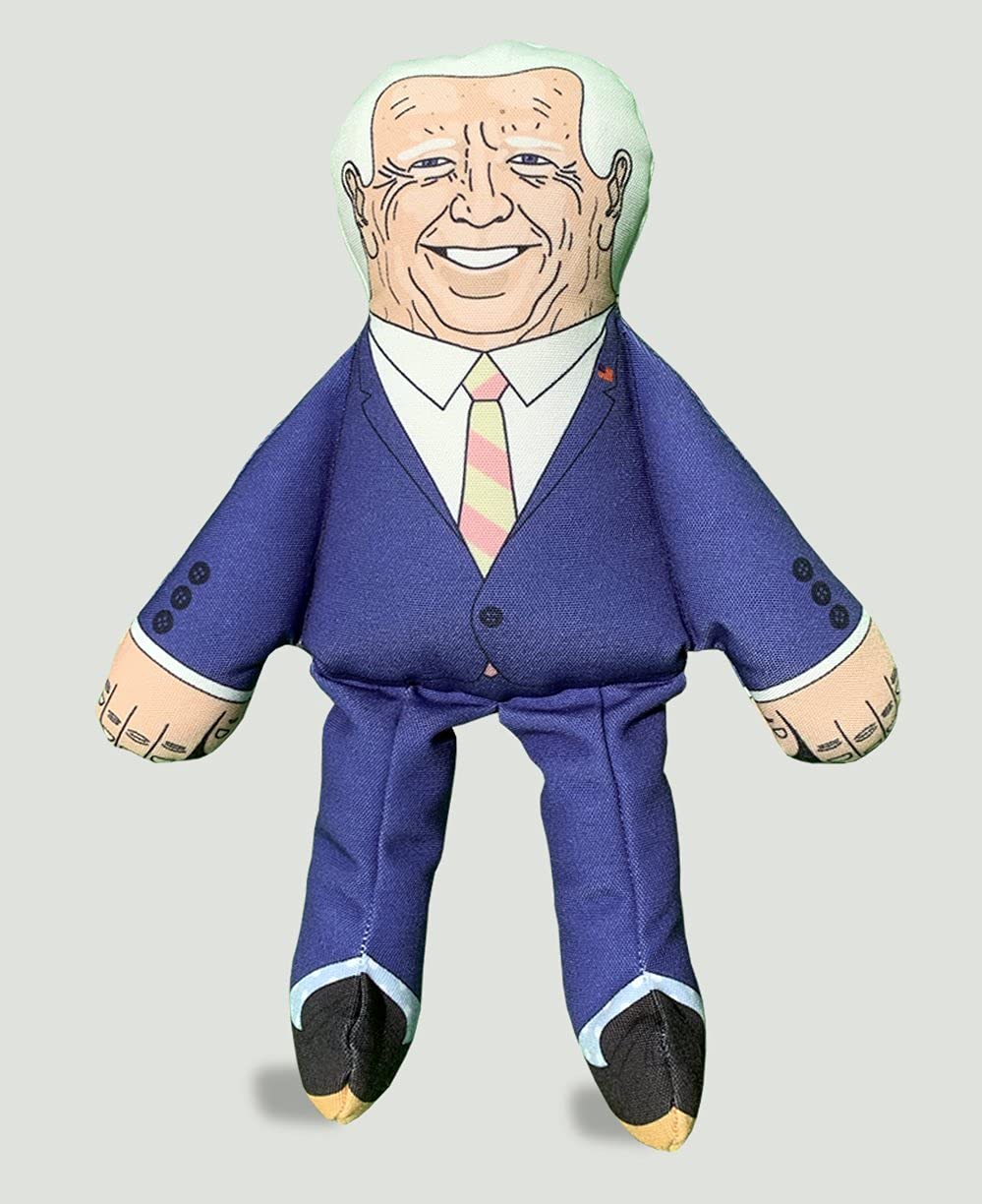 Pet Hates Toys Political Leaders Soft & Squeaky Dog Toys For Small & Large Dogs (Regular, Joe Biden)