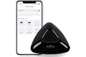 BroadLink Universal IR/RF Remote RM MAX, Wi-Fi & BLE Smart Hub for TV/AC/Blinds, Voice Control, Compatible with Alexa & Googl