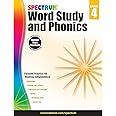 Spectrum Grade 4 Word Study and Phonics Workbooks, Ages 9 to 10, 4th Grade Phonics and Word Study, Dictionary Skills, Vocabulary Builder, Synonyms and ... Prefixes and Suffixes - 176 Pages (Volume 83)