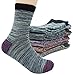 Bienvenu Men's 5 Pack Comfort Casual Crew Socks, Multi Color