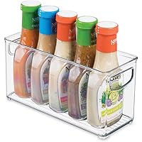 Idesign Linus Bpa-Free Plastic Stackable Organizer Storage Bin With Handles For Kitchen, Pantry, Bathroom, Small,10” X 4” X 5