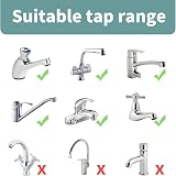 CaLeQi Tap Hose Connector for Garden Kitchen Indoor Outdoor 30mm 40mm Fit view 4