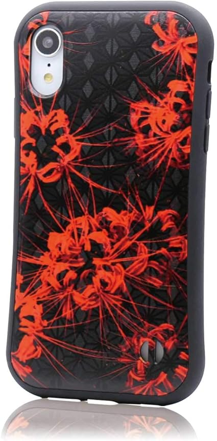 Amazon Co Jp Mrlab Iphonexrケース アイフォンxrケース 彼岸花 曼珠沙華 耐衝撃 バンパー レッド ブラック 024 家電 カメラ