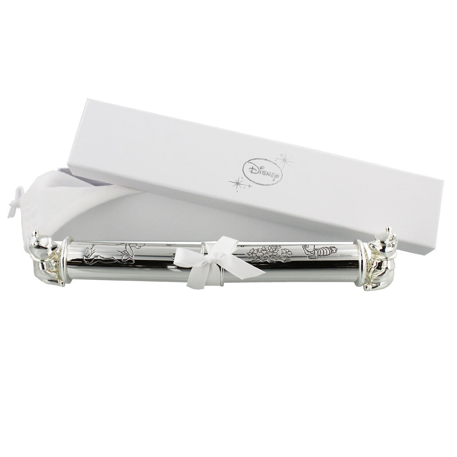 Disney Winnie The Pooh Silverplated Certificate Holder Tube