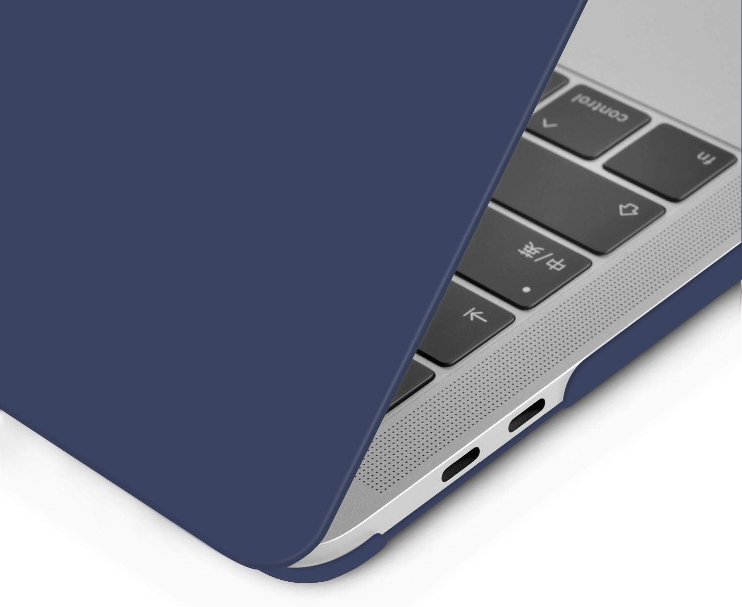 TECOOL MacBook Pro 13 Inch M2 2022 M1 2020-2016 A2338 A2289 A2251 A2159 A1989 A1706 A1708 Touch Bar Slim Plastic Hard Case Cover Navy Blue - Image 5