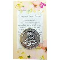 St Agatha Breast Cancer Healing Saint Gift Set - Pocket Token And Prayer Card