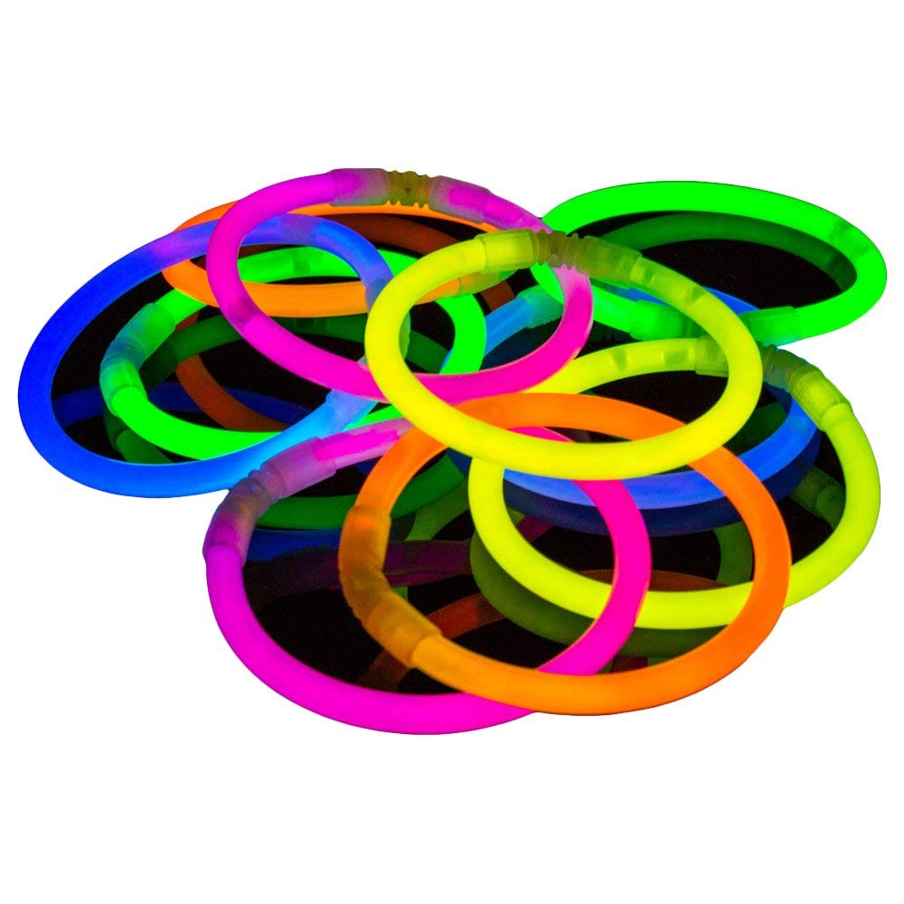 50 Pack of Glow Stick Bracelets