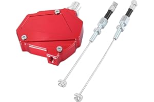 A ABSOPRO Universal Motorcycles Stunt Clutch Easy Pull Cable Line Aluminum Alloy Clutch Economizer System Red Item Replacemen