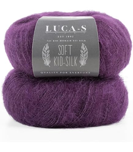 Amazon.com: Mohair and Silk Yarn Drops Kid-Silk, 0 or Lace, 2 Ply