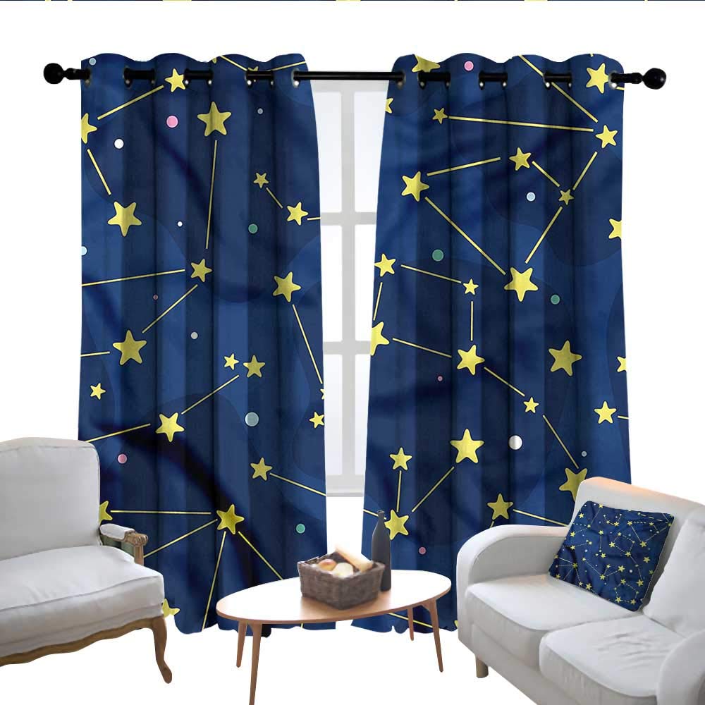 Lewis Coleridge Modern Farmhouse Country Curtains Constellation