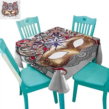 Amazon Com Mardi Gras Elegant Waterproof Spillproof Polyester