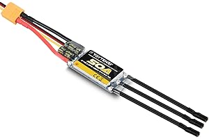 TOYTENSI 50A 2–4S RC Brushless Motor ESC for RC Plane & Airplane with 5V/6V 4A SBEC
