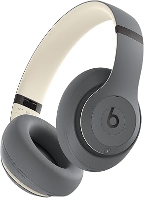 Studio Pro – Komplett Kabellose Bluetooth Noise Cancelling Kopfhörer – Personalisiertes 3D Audio, Apple & Android Kompatibilität – Sandgrau