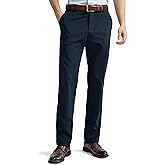 HISDERN Flex 501 Men's No Iron Dress Pants Golf Pants 30"/32" Stretch Quick Dry for Business Work Casual with 5 Pocket