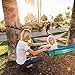 Wise Owl Outfitters Kids Hammock - Small Camping Hammock, Kids Camping Gear w/Tree Straps and Carabiners for Indoor/Outdoor Use - Kid Size Green & Blue