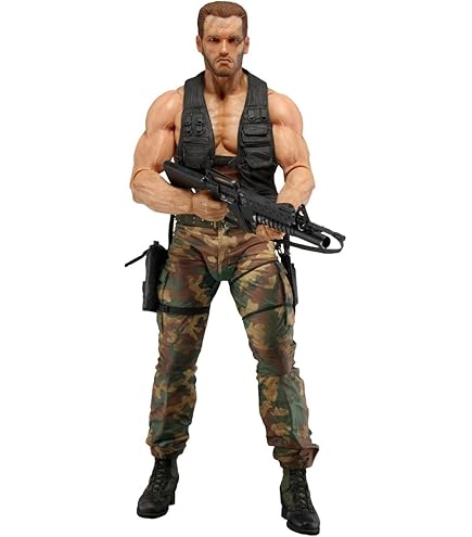 d*3様 NECA PREDATOR JUNGLE PATROL DUTCH 7 Predador 30Th Jungle Extraction Dutch | Amazon.com.br