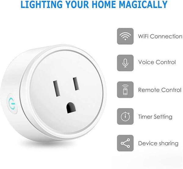 Tragbar WIFI Wireless Remote Sockel Smart Timer Stecker Sprachsteuerung USEUUK Home Fire Brandschutz PC Smart Power Sockel USEUUK Stecker Mini WiFi Buchse Bundle US