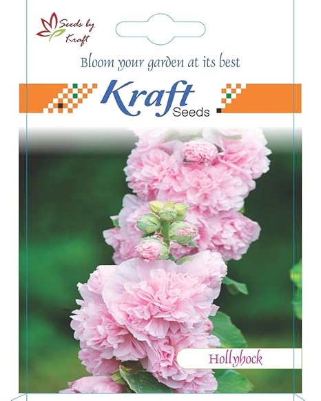 Hollyhock Flower Seeds by Kraft Seeds