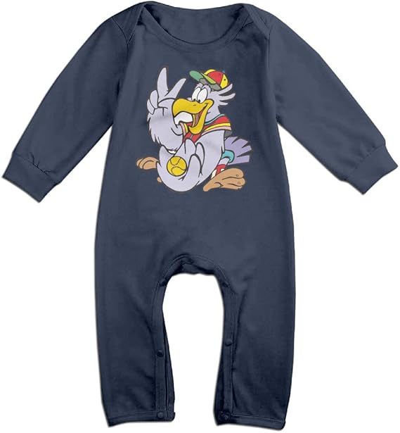 Amazon Co Jp Dera Princess ベビー 男の子 女の子 オーバーオール 長袖 0 24m 紫色のドナルドダック ジャンプスーツ ファッション