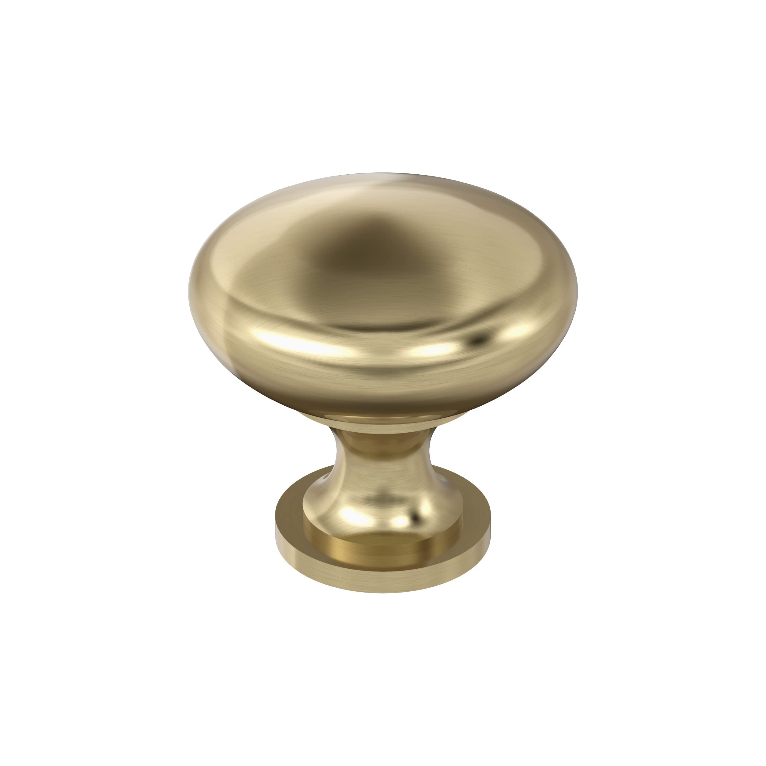 Photo 1 of Amerock | Cabinet Knob | Golden Champagne | 1-1/4 in (32 mm) Diameter Drawer Knob | Edona | Kitchen and Bathroom Cabinet Hardware | Furniture Hardware (Pack of 1)
