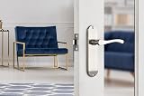 Designer Levers Capri Contemporary Design Lever Door Handle Pair Polished view 5