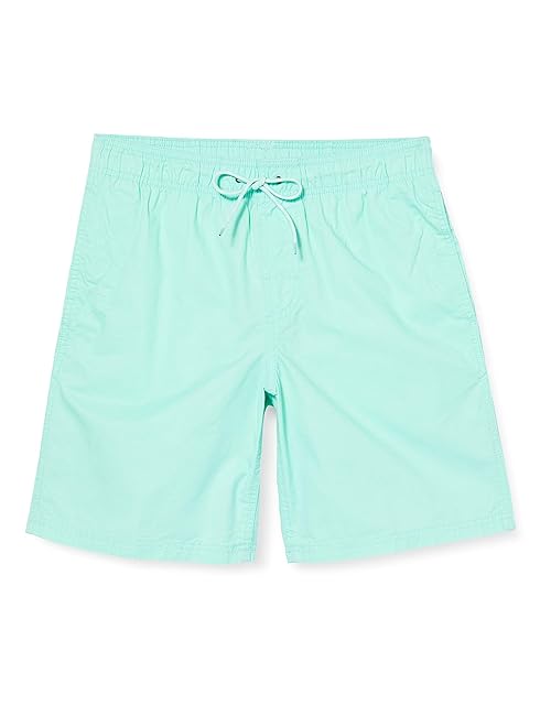 Amazon Essentials Men's 8" Inseam Relaxed-Fit Drawstring Walk Shorts (Available in Plus Size), Aqua Green, X-Small