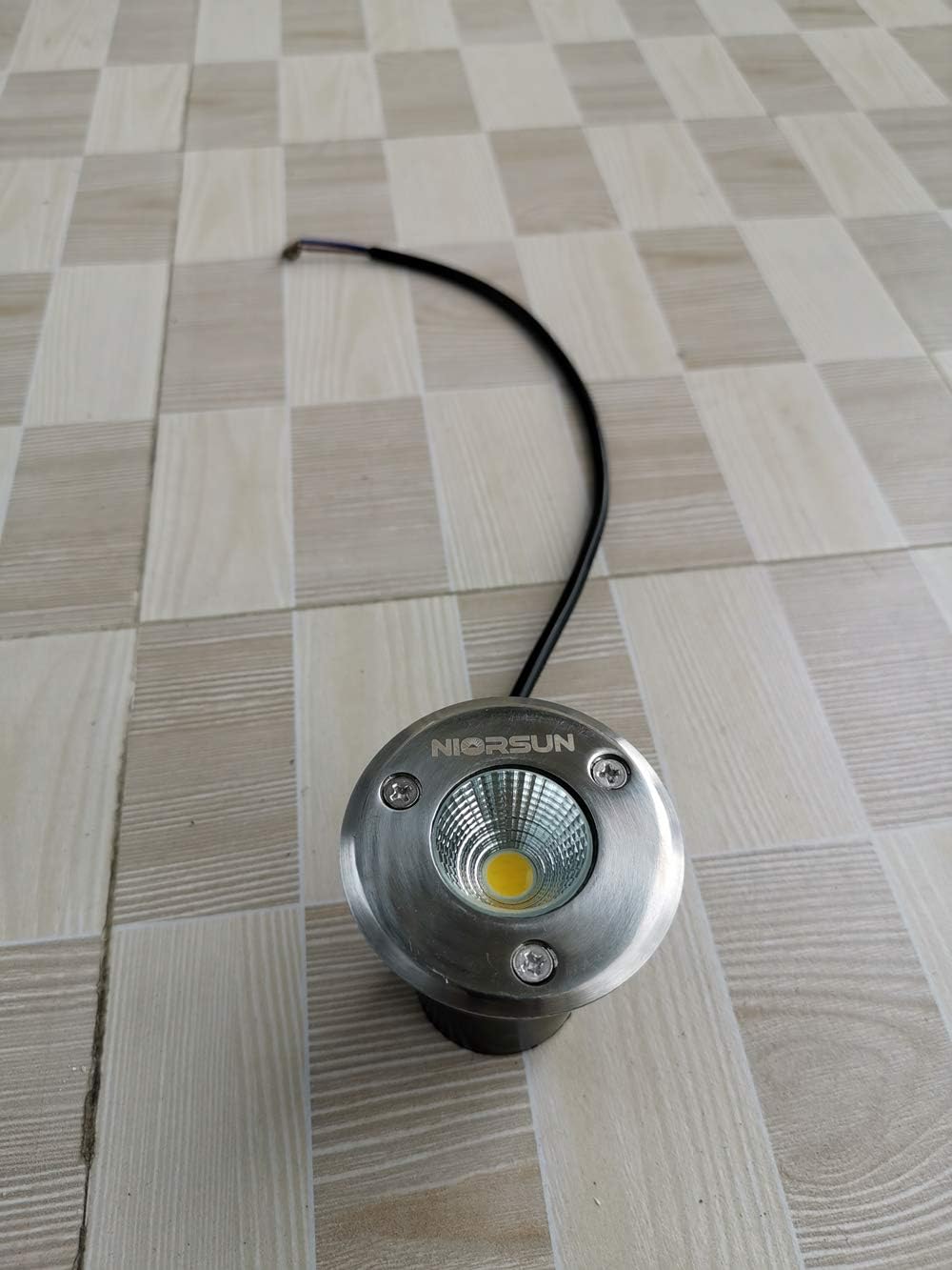 NIORSUN LED Landscape Lights,3W LED Ground Lights Low Voltage In Ground