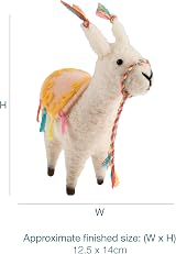Trimits Llama Needle Felting Kit Assorted 12.5cm x 14cm view 3