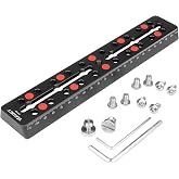 YUEOCT 230mm/9.05" Telescope Rail Bar Vixen Style Dovetail Mounting Plate | with M6 1/4" 3/8" Camera Screw for Telescope Saddle Mount Base OTA Equatorial Head Tripod Adapter Sky Astrophotography