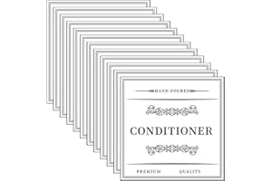 12Pcs Bathroom Adhesive Label Sticker for Hand Soap Dish Soap Shampoo Conditioner Body Wash Bottles Bathroom Storage Labels