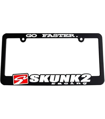 Amazon.com: Skunk2 Racing 838-99-1450 License Plate Frame